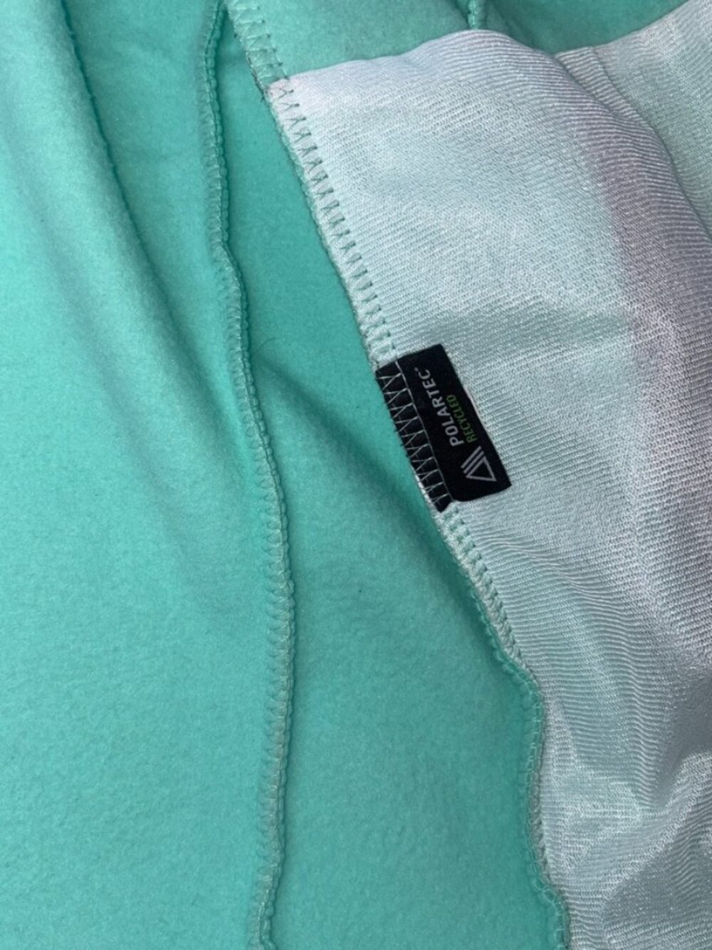 LIKE NEW The North Face Full-Zip Hooded Denali Fleece Polartek Teal Aqua XXL - Picture 5 of 11